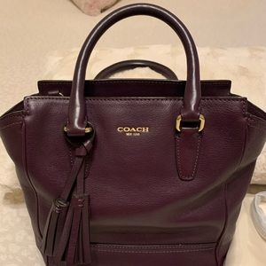 Coach Tanner leather satchel